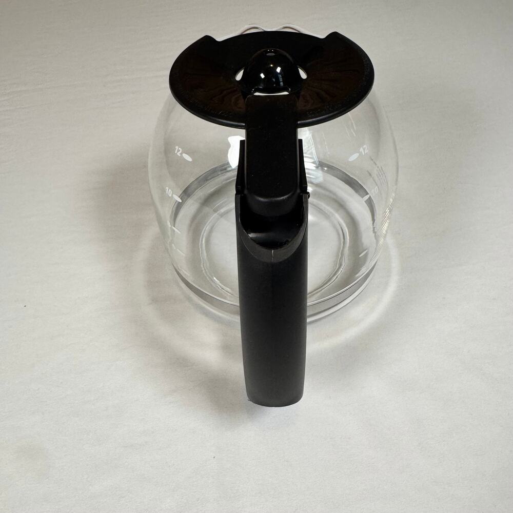 Mr. Coffee 12 Cup Replacement Carafe Glass Black PLD12-1 BVMC-SJ Coffee Pot EUC - Picture 7 of 10